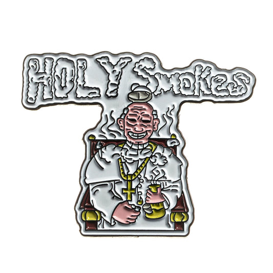 Rollin Budz Holy Smokes Enamel Pin