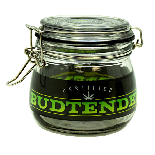 Dank Tank Airtight Glass Storage Jar | Budtender | Large