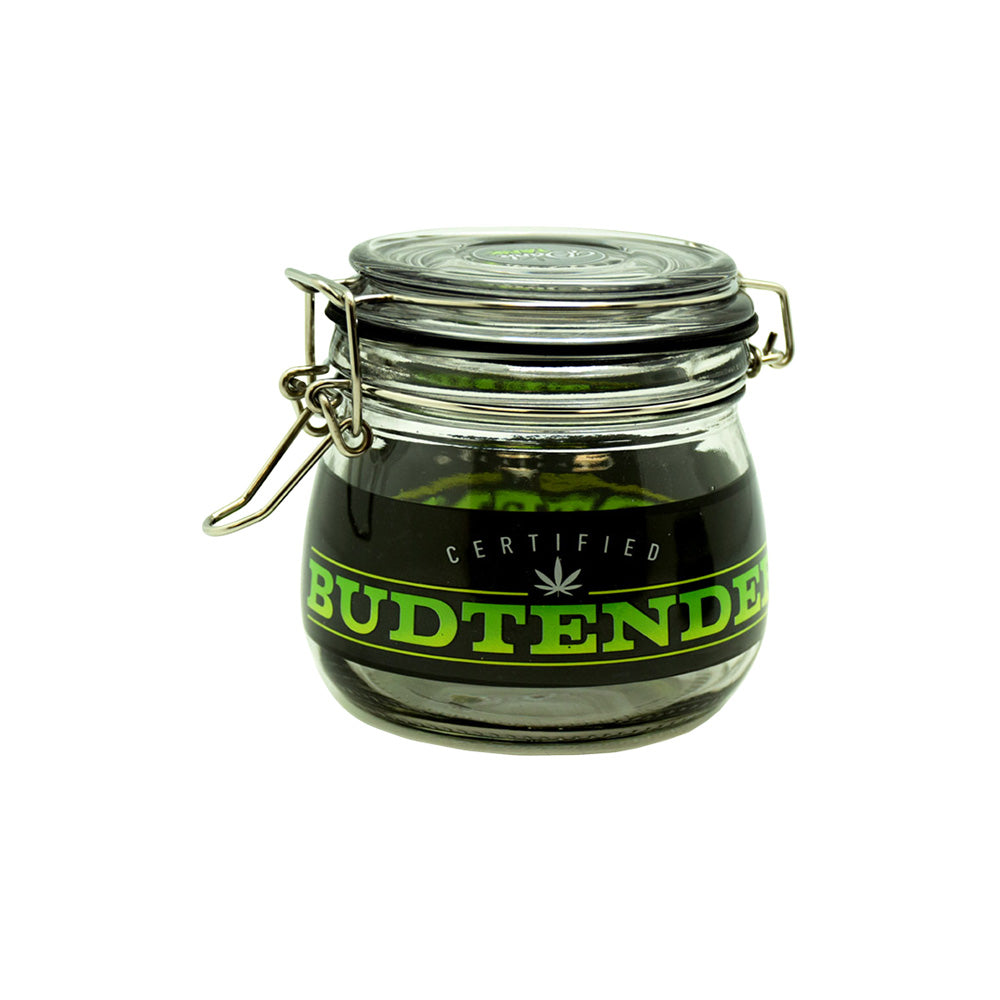 Dank Tank Airtight Glass Storage Jar | Budtender | Small