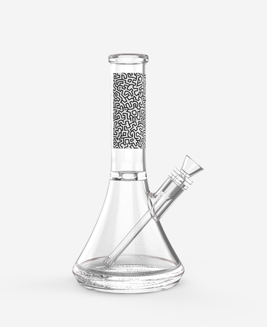 K.Haring Glass Water Pipe Bong