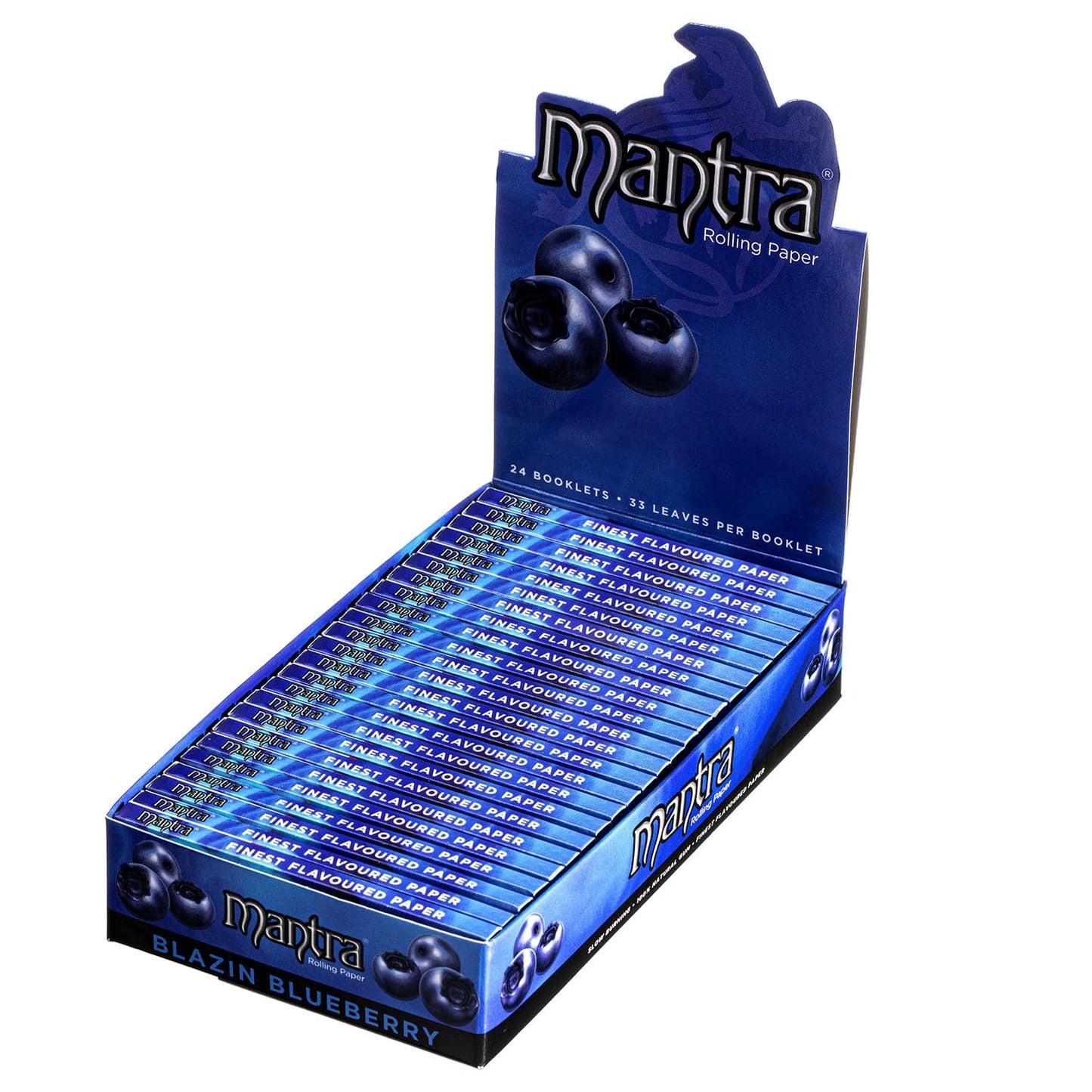 Mantra Flavored Rolling Paper Blazin Blueberry