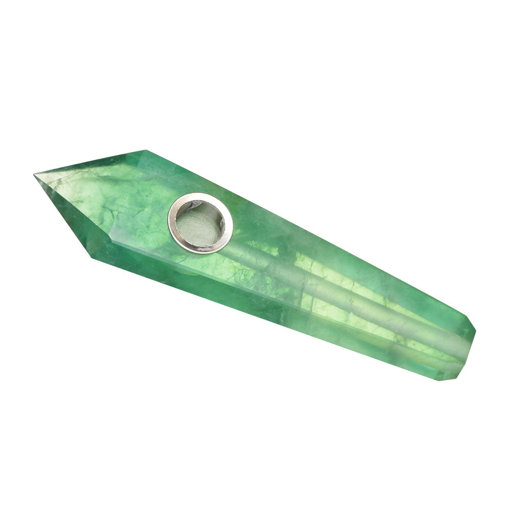 The High Culture Gemstone Dry Herb Smoking Hand  Pipe
