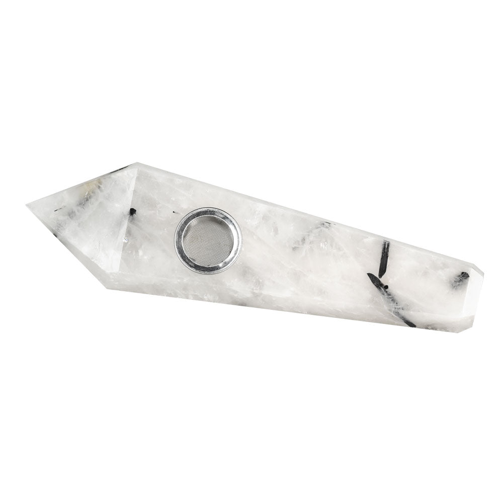 The High Culture Gemstone Dry Herb Smoking Hand  Pipe