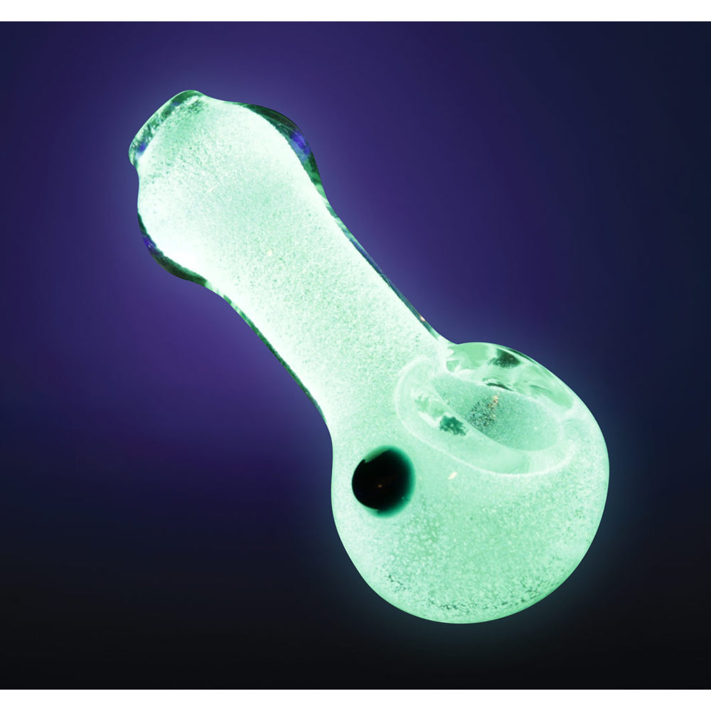 The High Culture Spoon Hand Pipe w/ Marble - 3"