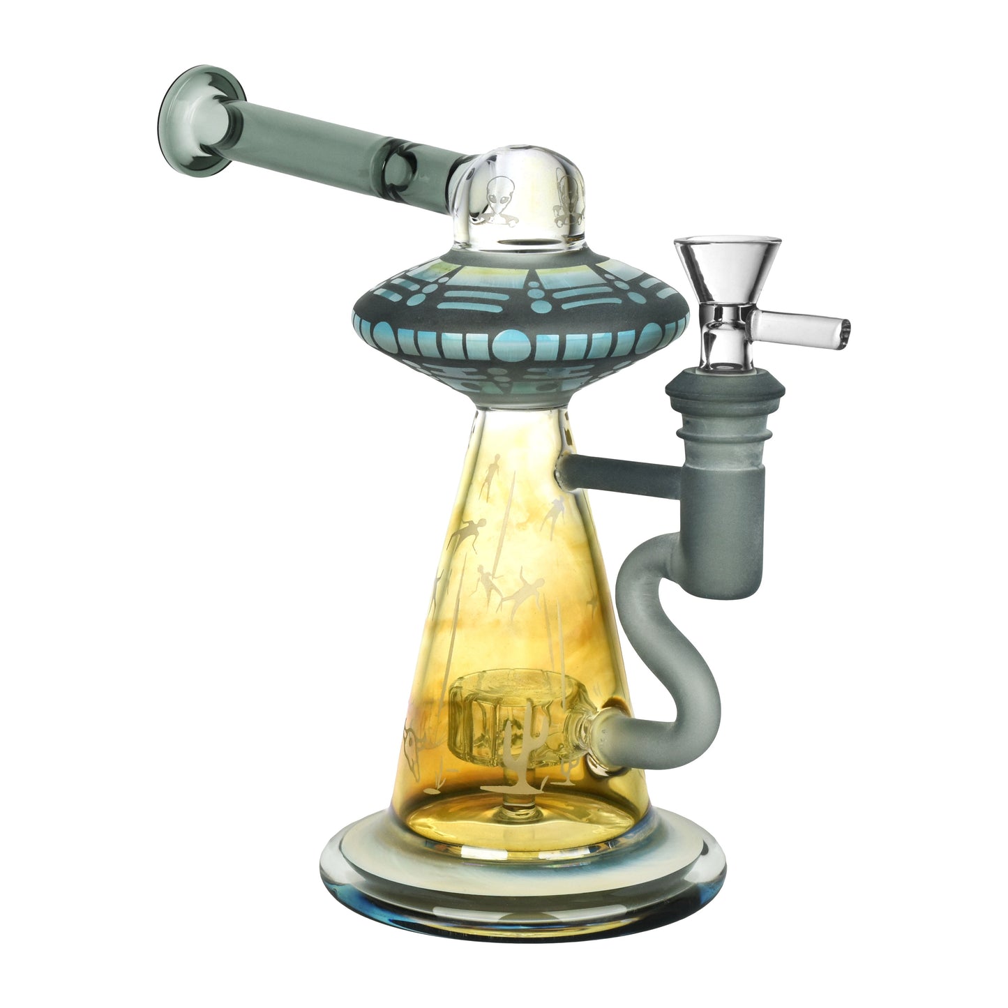 Pulsar Take Me To Your Leader Water Pipe Bong | 7.75" | 14mmm F