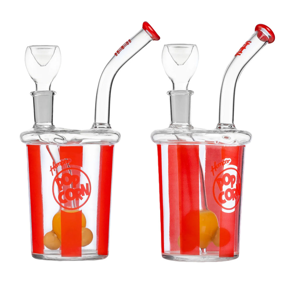 Hemper Popcorn Water Bong Pipe - 6" / 14mm F