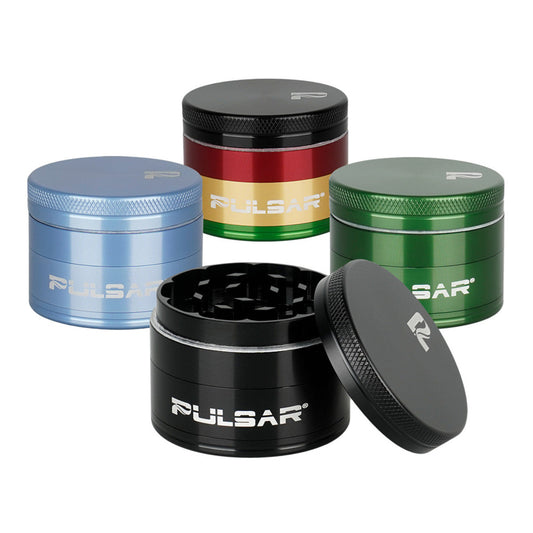 Pulsar Solid Top Aluminum Grinder - 4pc / 2" GR762