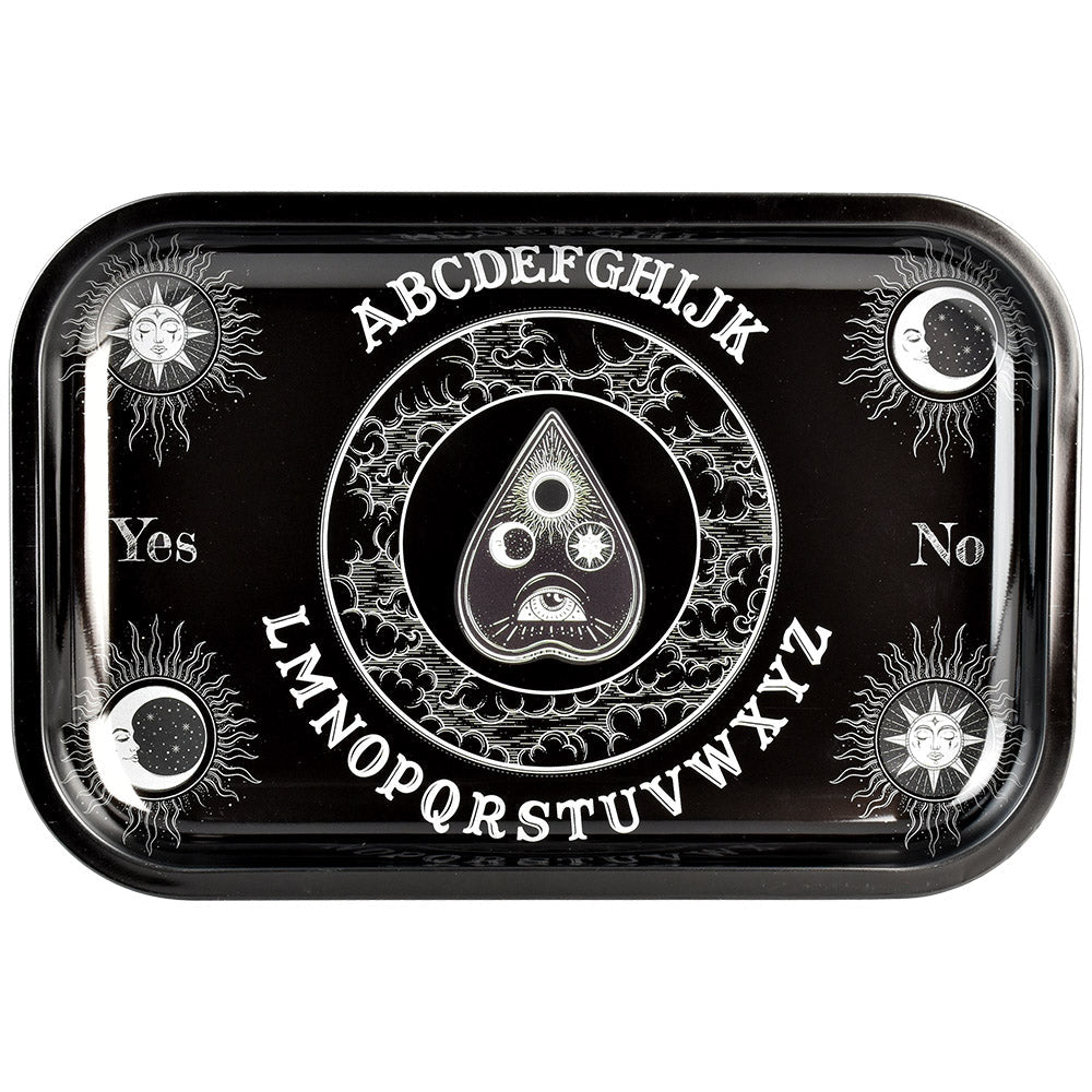 The High Culture Ouija Board Metal Rolling Tray - 11.25" x 7.5"