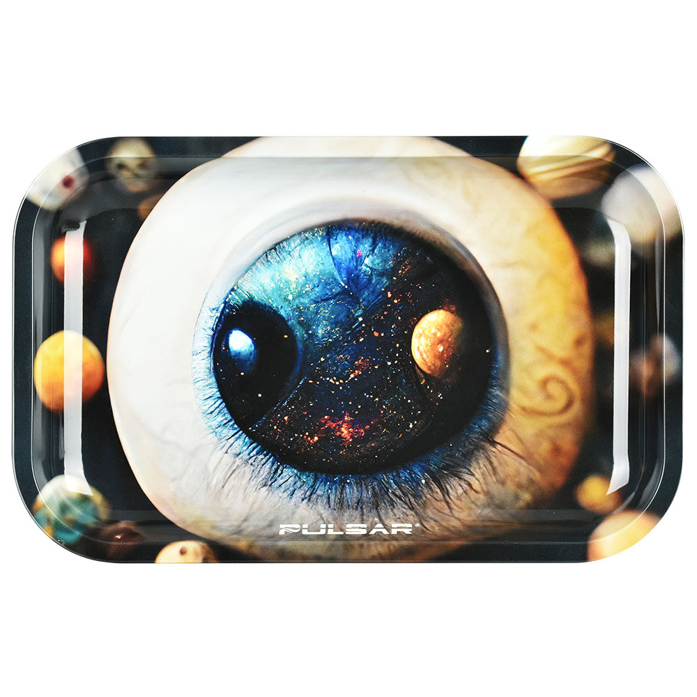 Pulsar Metal Rolling Tray - 11"x7"/Planet Watcher