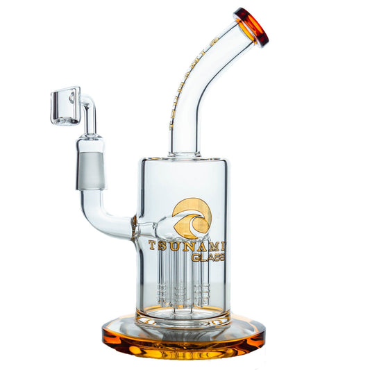 Tsunami Concentrate Rig Tree 9" - Amber