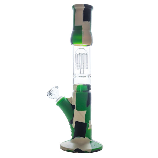 Neu Silicone Water Pipe - Camouflage WATER BONG SMOKING PIPE